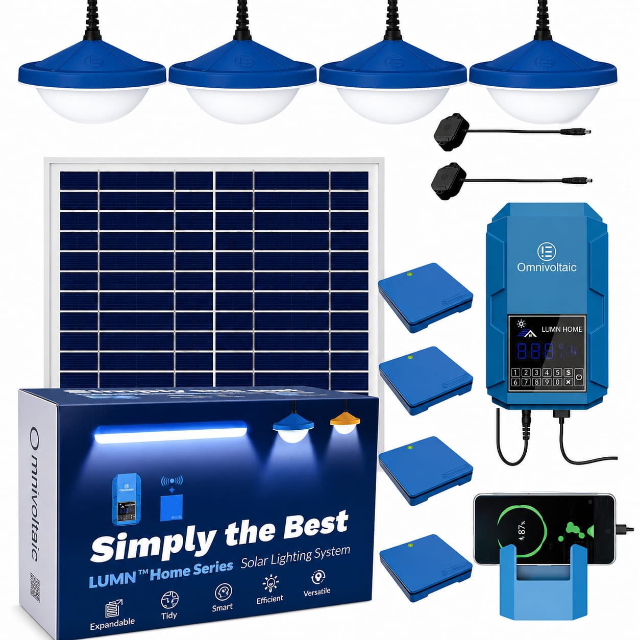 Lumn Home 840 solar lighting kit